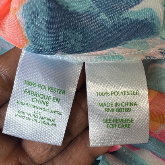 Lilly Pulitzer Edona Romper Goombay Smashed Sz 6 - Picture 11 of 13